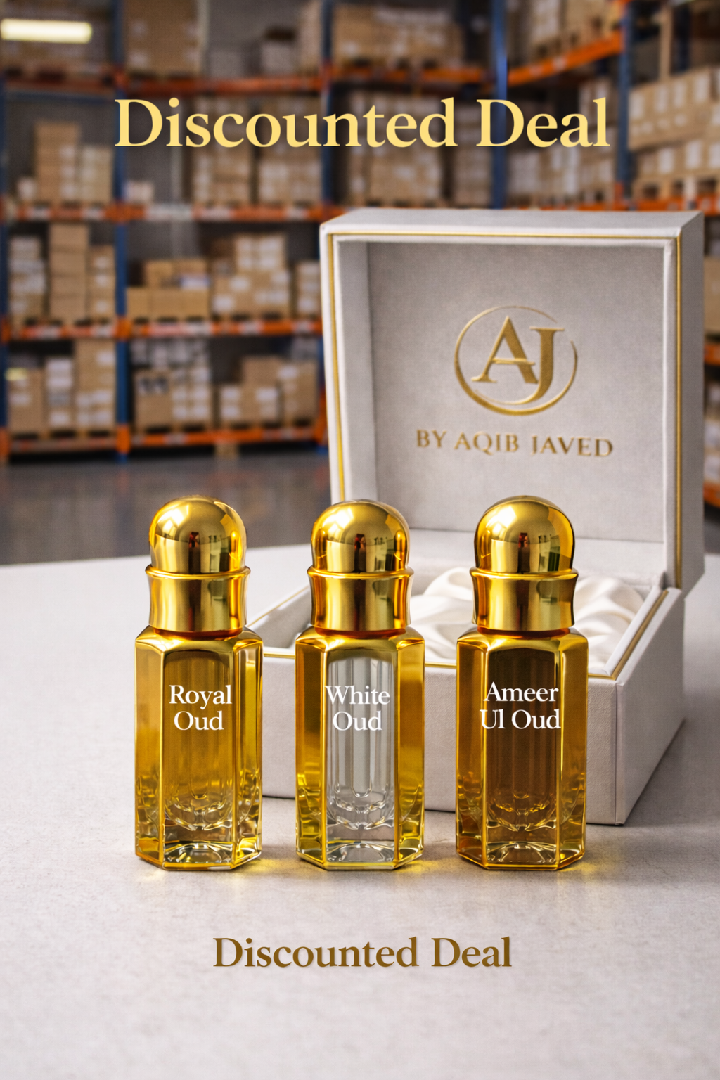 AJ Complete 12ml Oud Set – 3 Signature Bottles
