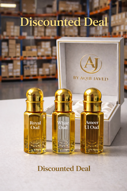 AJ Complete 12ml Oud Set – 3 Signature Bottles